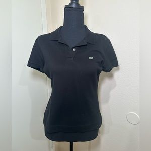 Black Lacoste Polo